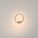 Ceiling Lamp MayToni Mod058CL-L25BS3K, 1XLED, 25W, 40x40x3.5 cm, 1200lm, brass color