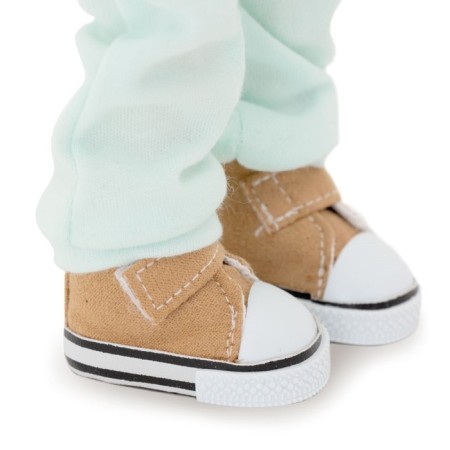 Billie soft doll “In a mint -colored tracksuit”, 32 cm, series: Sports style-4