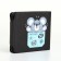 Wallet on the button, the color is black