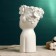 Kashpo - VAZ "Boy with a wreath" White, 28x12x14cm