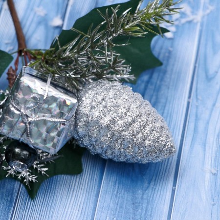 Decor "Winter Dreams" Berries Precious stones of the bump, 17 cm-1