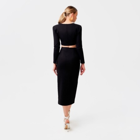Women's costume (skirt and top) Mist, p.44, black-1