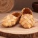 Souvenir bast shoes, 15 cm, birch bark