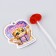 Hair strand on a hairpin, luminous, 3.5 x 33 cm