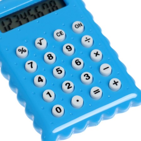 Calculator - keychain "cookies" 8 - discharge, mix-4
