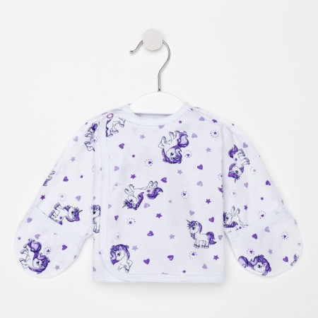 Boar is nursery, white/purple color, height 56 ​​cm