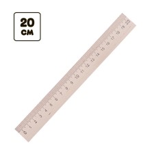 Wooden line 20 cm