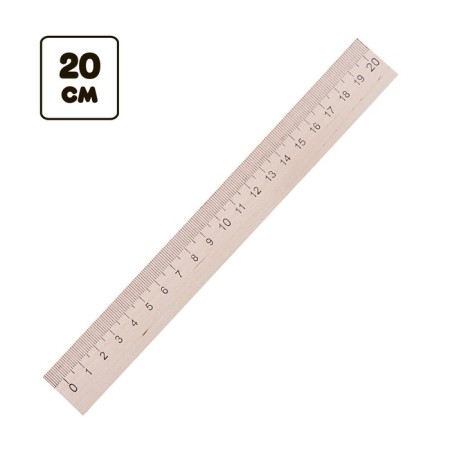 Wooden line 20 cm