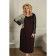 Female dress, size 50, burgundy color