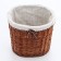 Wicker basket, 41 x 29/47cm