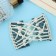 Hair clip "Pearl of the pearl mesh" large bead, white