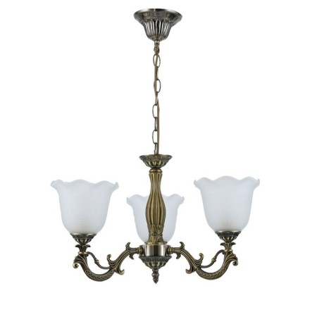 Lamp Ceiling Economy light 13122/3BRS WT, 3x40W, E27, 108x56x56 cm, bronze color