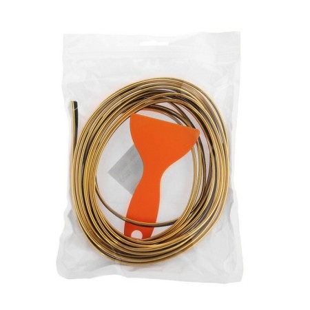 Molding is flexible intraspillene, golden, 5 m