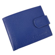 Male wallet on the button, blue color