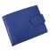 Male wallet on the button, blue color