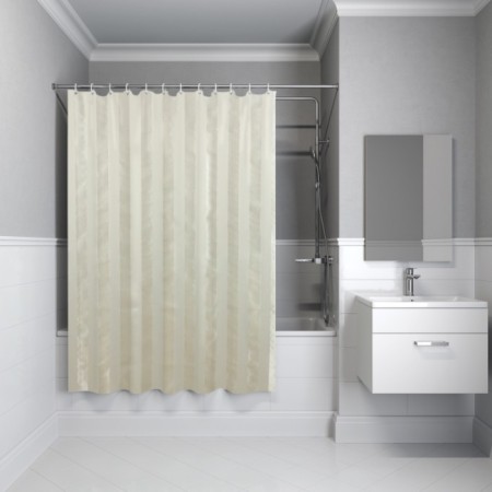 Rigone bathroom curtains, 240 x 200 cm, beige color