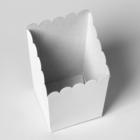 Box for potato free "glass", white, 200 g-1