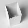 Box for potato free "glass", white, 200 g