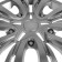 Wheel caps R16 "Lyon", silver, set 4 pcs