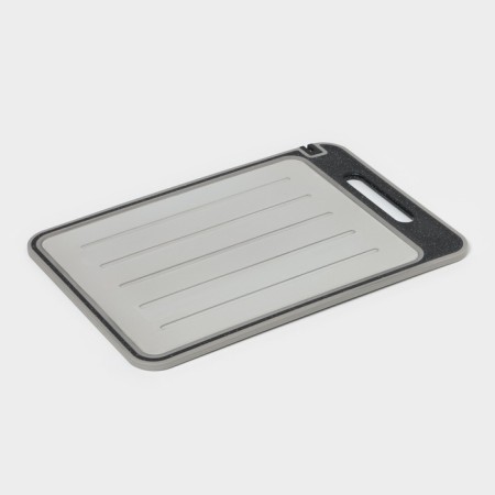 Board for defrosting and cutting products with a sharpener for knives Magistro, 3 in 1, 38 × 26 × 0.7 cm, silver-3