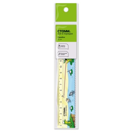 Line 15 cm, Istanm Frogs, plastic, with a wavy edge, euro suspension-1