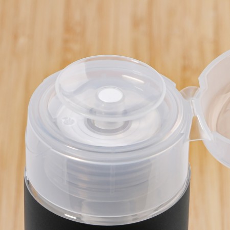 The bottle with the pump "Love What You Do", 150 ml, black/white color-4