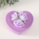 Musical Mechanical Mechanical "Tender Roses" Violet 12x13.5x10.5 cm