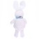 Soft toy "Rabbit in a scarf", color mix