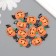 Decor for creativity plastic "Pumpkin with wings" 1.8x3.3x0.8 cm