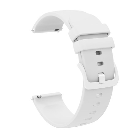 Smart hours strap, 19.5 mm, silicone, white