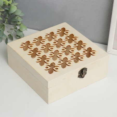 Browner for painting wood with "double flower" divisions 7x18.8x18.8 cm