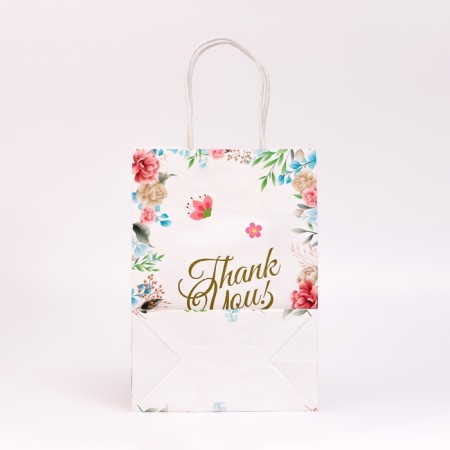 TISTE CRAFT PACK, White "Thank you" 15 x 8 x 21 cm-1
