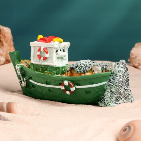 Souvenir ship "Fisherman" 16*7*7cm-6
