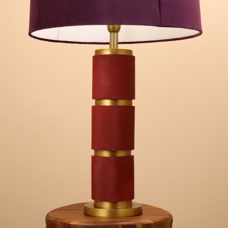 Bordeaux burgundy lamp "Bordeaux/golden 1x40W, E27, 56x56x85 cm-3
