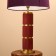 Bordeaux burgundy lamp "Bordeaux/golden 1x40W, E27, 56x56x85 cm