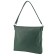 Women's bag B2797-04110, dark green color, artificial leather, 33x8x31 cm