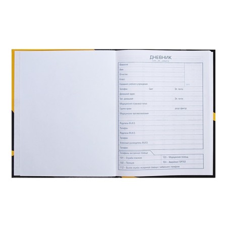 Universal diary for grades 1-11 Antidepressant, solid cover, glossy lamination, 40 sheets-4