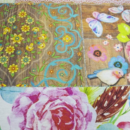 Adhesive alba digital 140 cm, roll 20 m, drawing "Magic World"-3