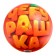 Children's ball "Cheburashka", d = 23 cm, full -color