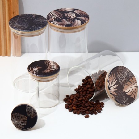 Bank for storage "Tropics", 450 ml-5