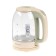 Electric kettle Sakura SA-2740GR, glass, 1.7 l, 2200 watts, beige-green