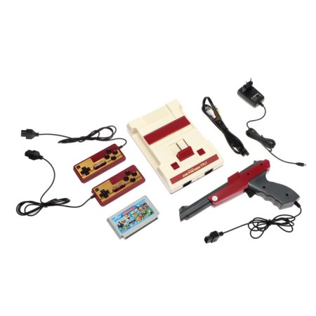 Game console Retro Genesis 8 Bit Lasergun, AV Cable, 2 Jaostiki, Pistol, 303 Games