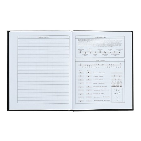 Diary for the MIXTAPE music school, 48 sheets, solid cover, matte lamination, foil embossing, offset block-8
