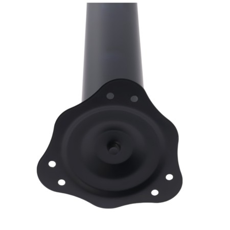 Furniture support, bar, tundra, 60x710 mm, black color-5