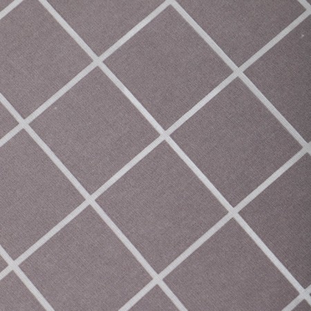 Bishop on the elastic band ATRA 140x200x20, tattersol gray-bezh whiz 120g/m, HL100%-3