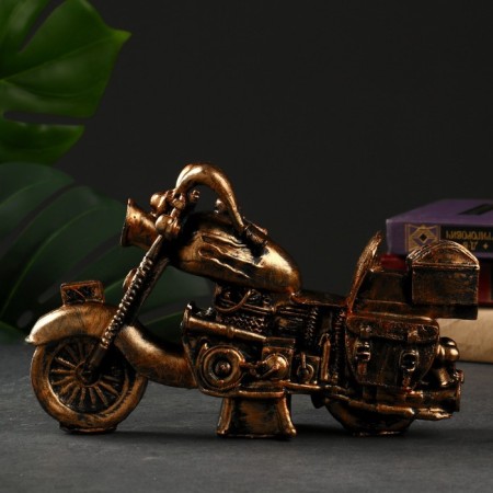 Figure "Motocycle" Bronze, 16x26x6cm-2