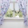 A set of curtains for the kitchen with sequences of Ethel Hygge 145x180cm-2 pcs., 100% p/e