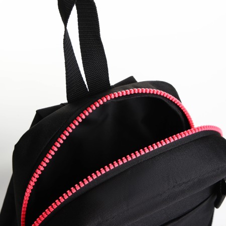 Textura's backpack, external pocket, black/pink color-5