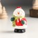 Souvenir Ceramics "Snowman with a wreath/candy" MIX 3.8x3.5x6.5 cm