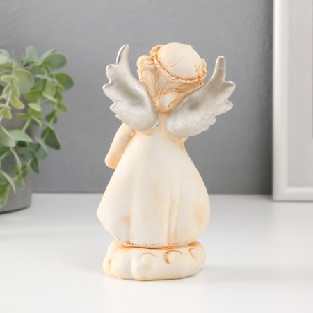 Polystone souvenir "Angel in a star dress and wreath with silver wings" mix 15.3 cm-3